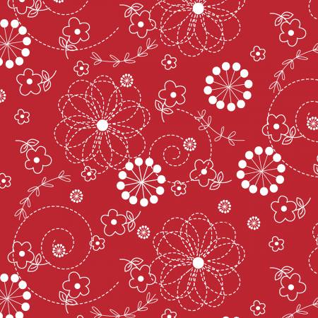 Featured image for “Red Doodles - Kimberbell Basics by Maywood Studio”