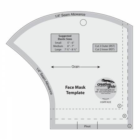 Featured image for “Creative Grids Face Mask Template 3 Sizes in 1 - CGRFACE”
