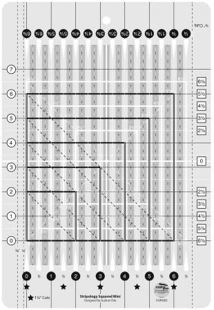 Featured image for “Creative Grids Stripology Mini Quilt Ruler - CGRGE3”