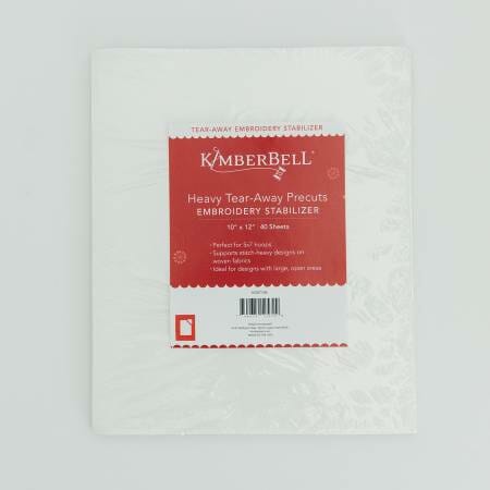 Featured image for “Kimberbell Heavy Tear-away 12x10in Precut Stabilizer 40pk”