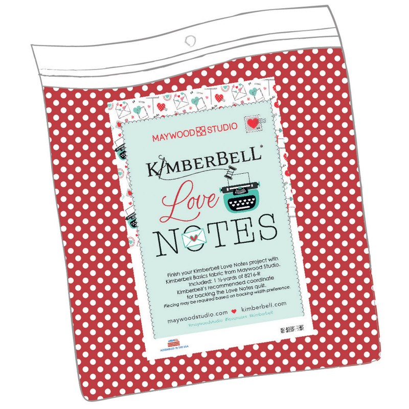 Featured image for “Love Notes - Kimberbell Mystery Quilt Backing Fabric”
