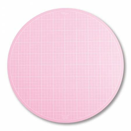 Featured image for “Sue Daley Round Rotating Cutting Mat 10in Pink”