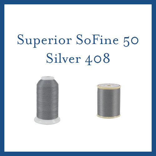 Featured image for “Silver #408 Superior SoFine #50 Thread”
