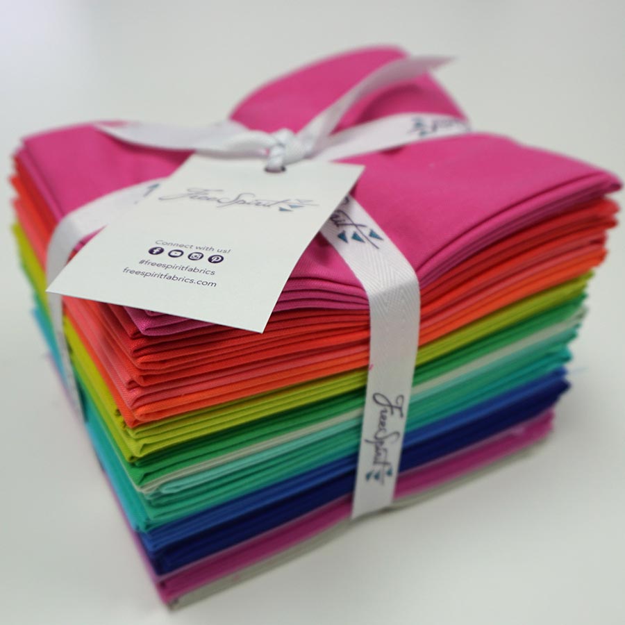Featured image for “Tula Pink Designer Essential Solids - Fat Quarter Stack”